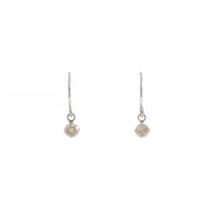 PT900 ダイヤモンド ピアス 0.16CT