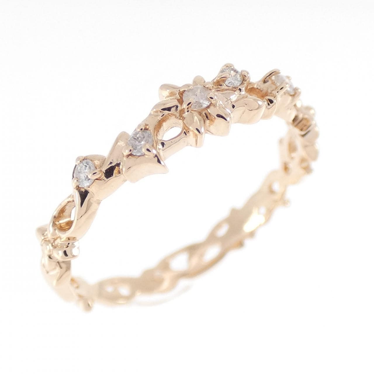 アガット ダイヤモンド リング 0.05CT