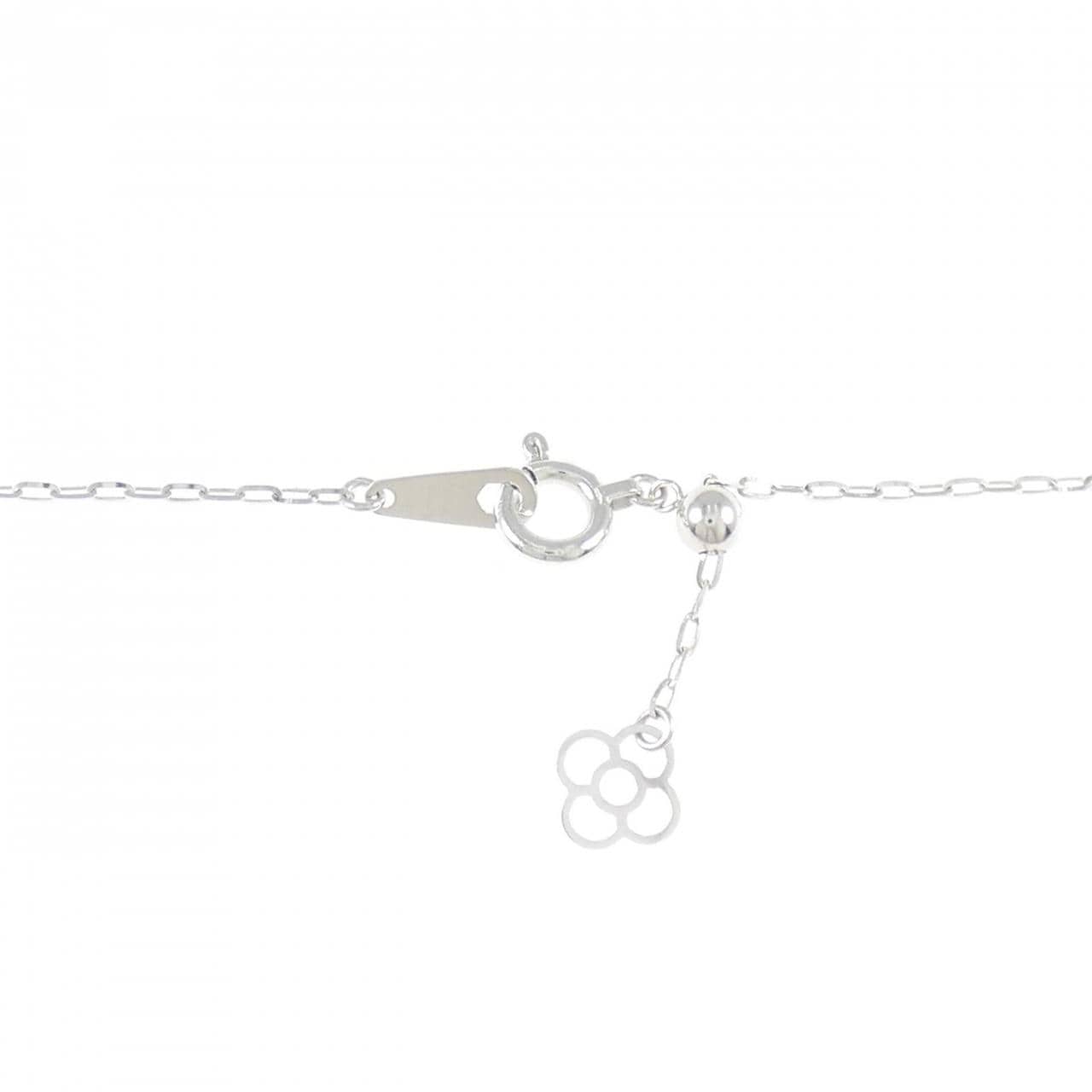 K18WG ダイヤモンド ネックレス 0.20CT