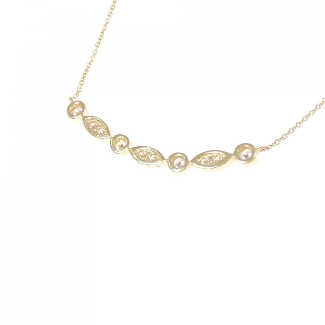 K18YG ダイヤモンド ネックレス 0.34CT
