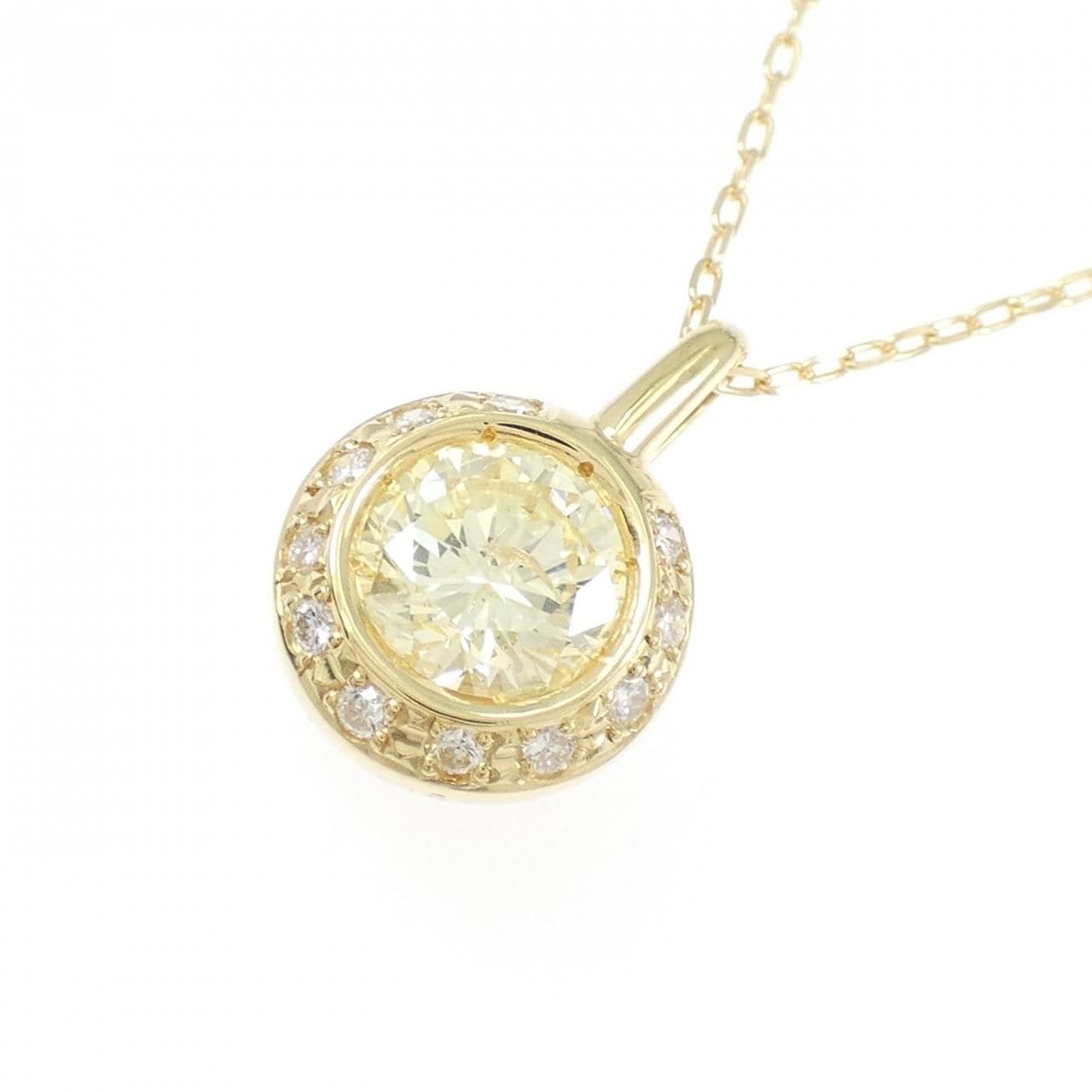 K18YG ダイヤモンド ネックレス 1.14CT