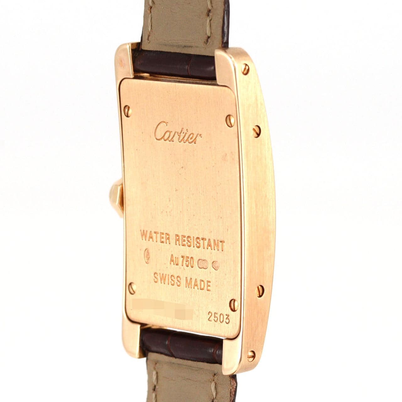 カルティエ タンクアメリカンSM PG W2607456 PG･RG クォーツ