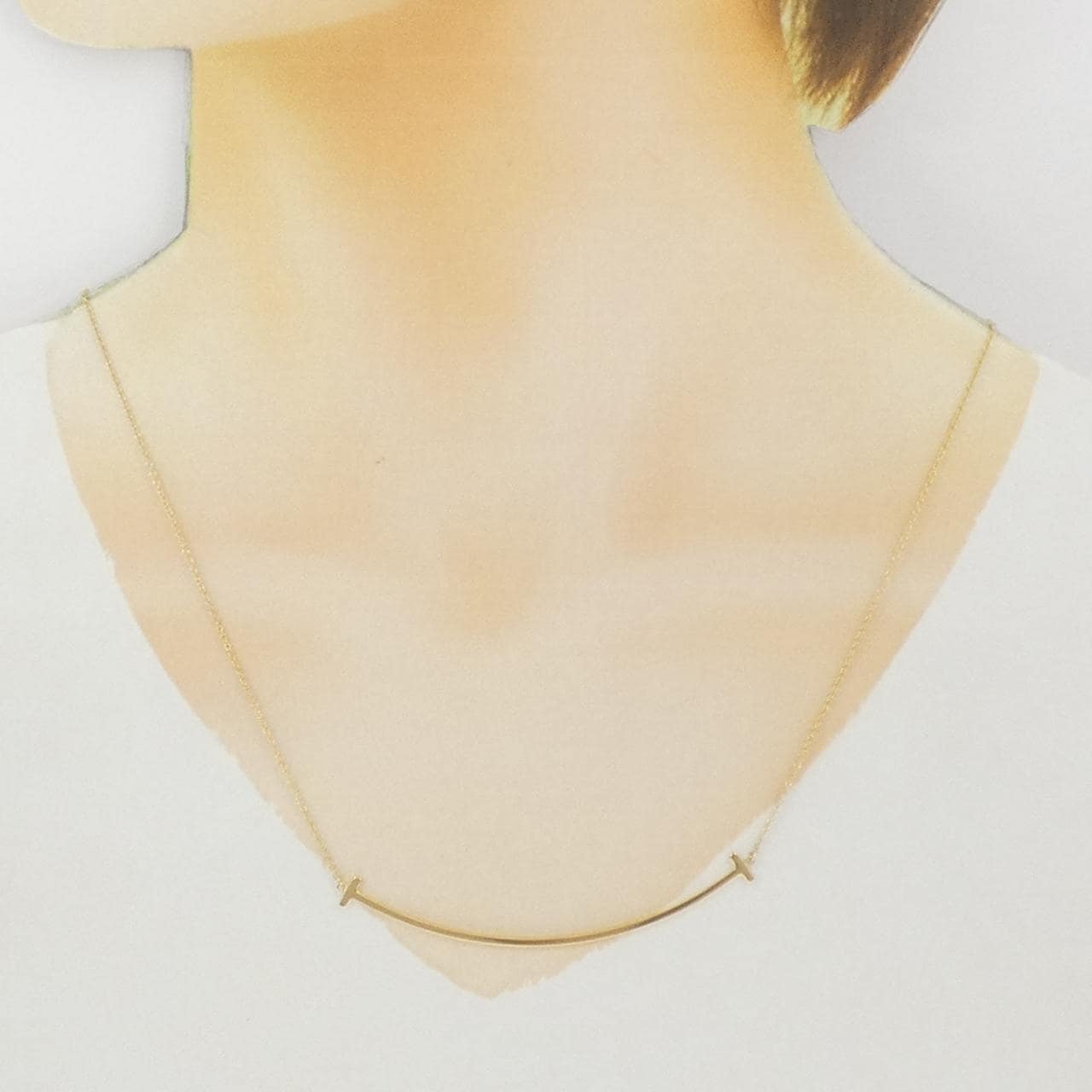 ティファニー Tスマイル ラージ ネックレス