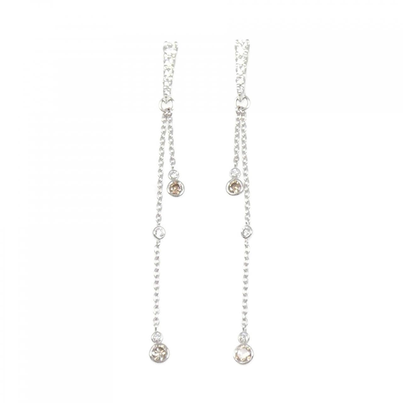 カシケイ ダイヤモンド ピアス 0.82CT