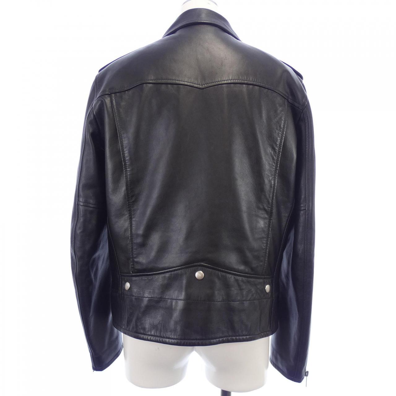 SAINT LAURENT L01O 經典機車夾克 484284 Y5YA2 皮革騎士夾克