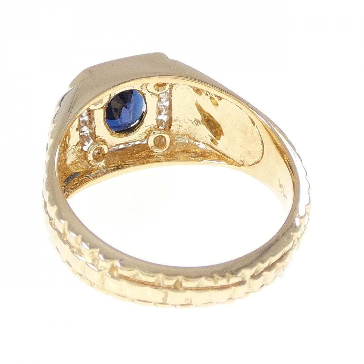 18KYG サファイヤ リング