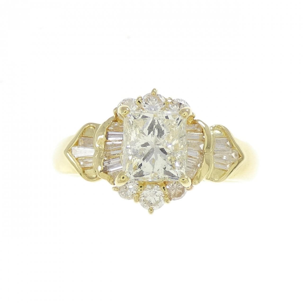 K18YG ダイヤモンド リング 1.06CT