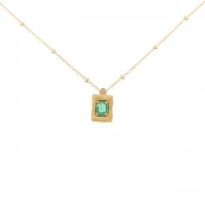 セイレーン　アズーロ エメラルド ネックレス 0.23CT