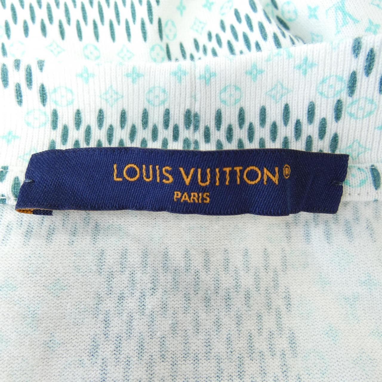 LOUIS VUITTON Vuitton Printed Short Sleeve Cotton T-Shirt HRY10WNPG