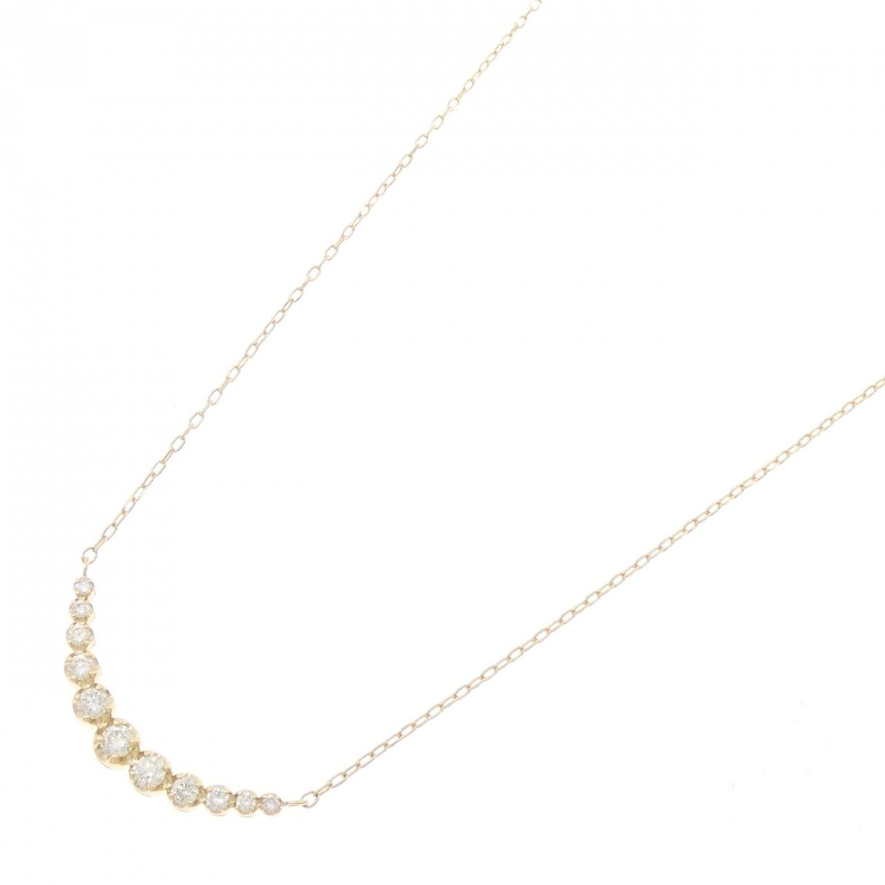 K18YG ダイヤモンド ネックレス 0.30CT