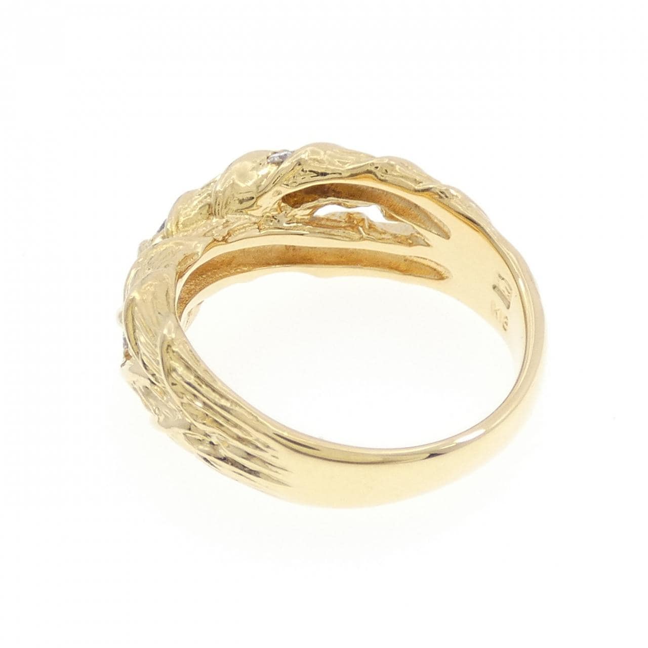 K18YG ダイヤモンド リング 0.14CT