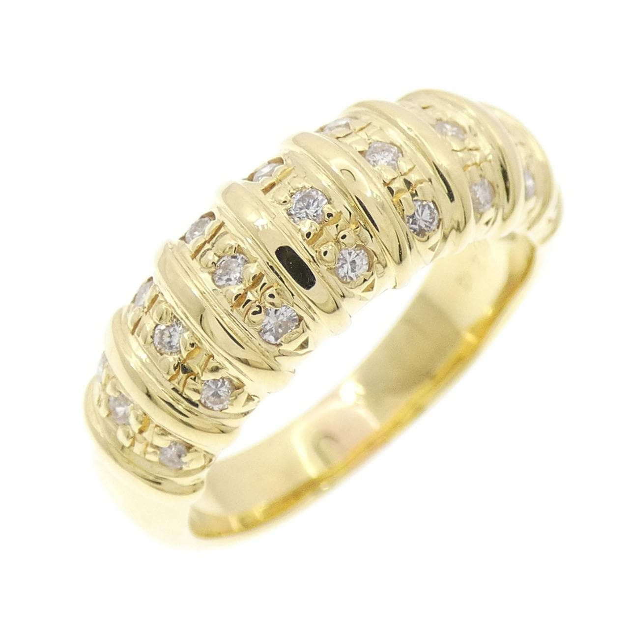 K18YG ダイヤモンド リング 0.24CT