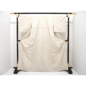 紬　証紙付　身幅Ｌ寸【本場結城紬】