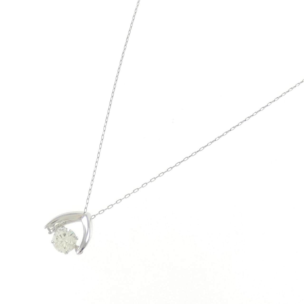 【新品】PT900 ダイヤモンド ネックレス 0.35CT