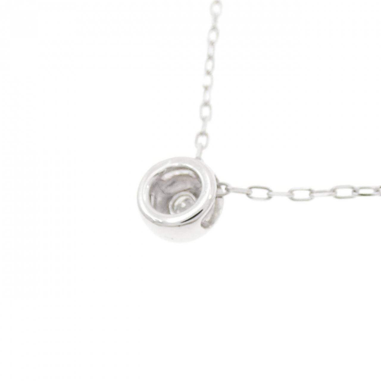 K18WG ダイヤモンド ネックレス 0.05CT