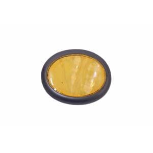 帯留　螺鈿加工