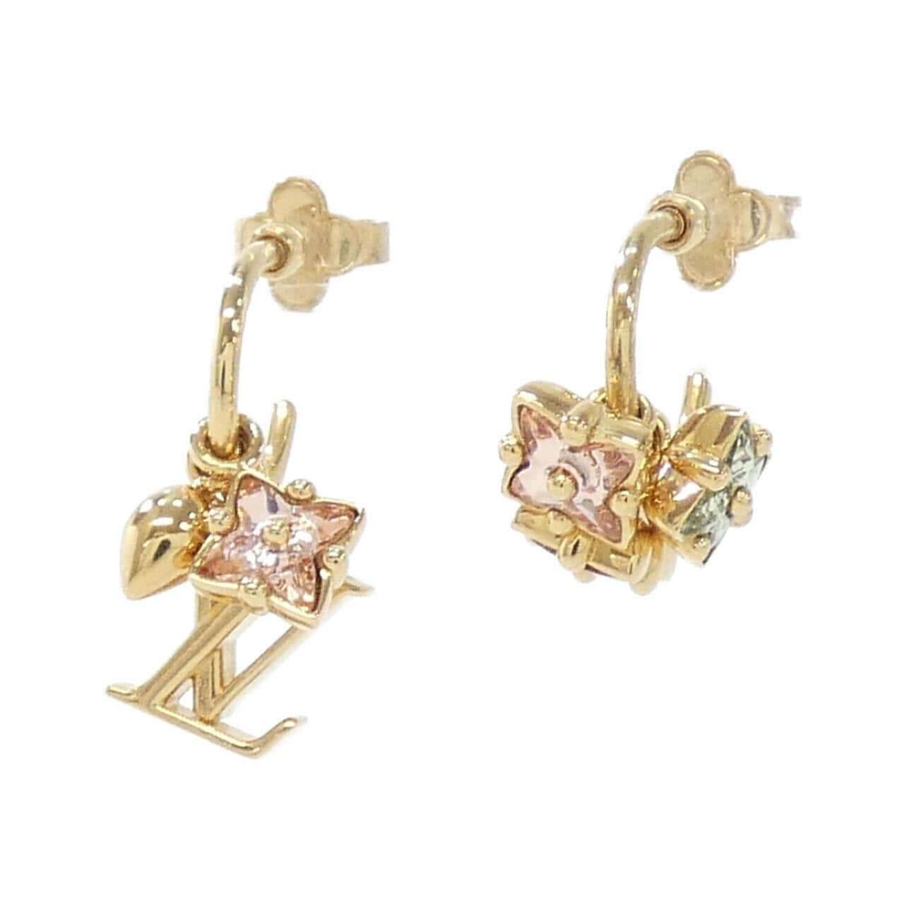 ルイヴィトン ブックルドレイユ フープ ルルグラム M00787 ピアス