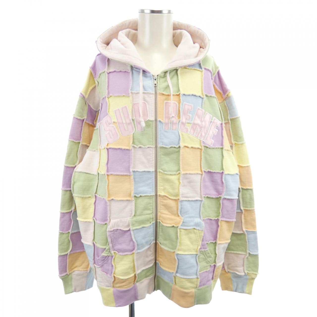 シュプリーム SUPREME REVERSE PATCHWORK ZI パーカー