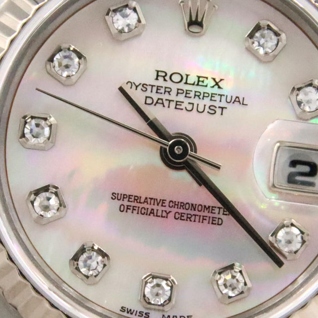 ロレックス デイトジャスト 79174NG SSxWG 自動巻 F番