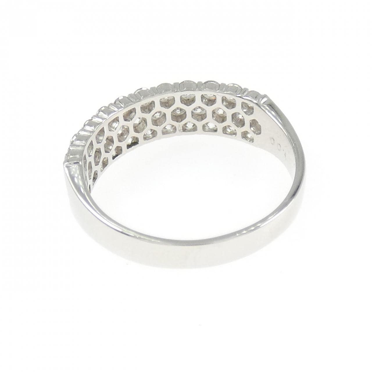 PT900 密鑲鑽石戒指 1.00 克拉