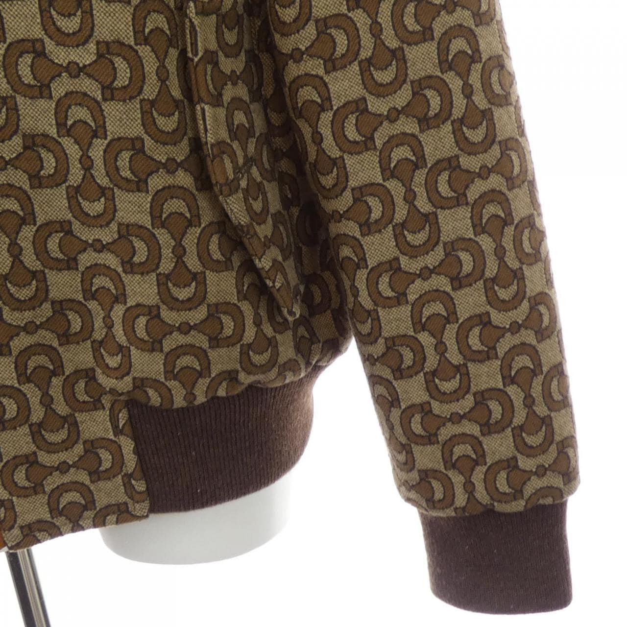 Gucci Horsebit Jacquard Wool Jacket 694157 Z8AY1