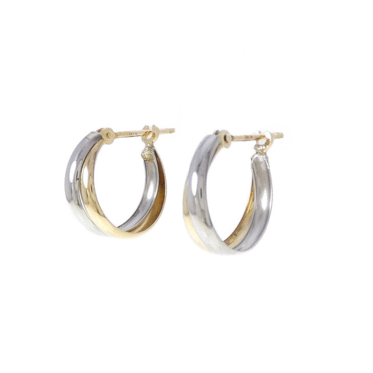 K18YG/PT900 ピアス