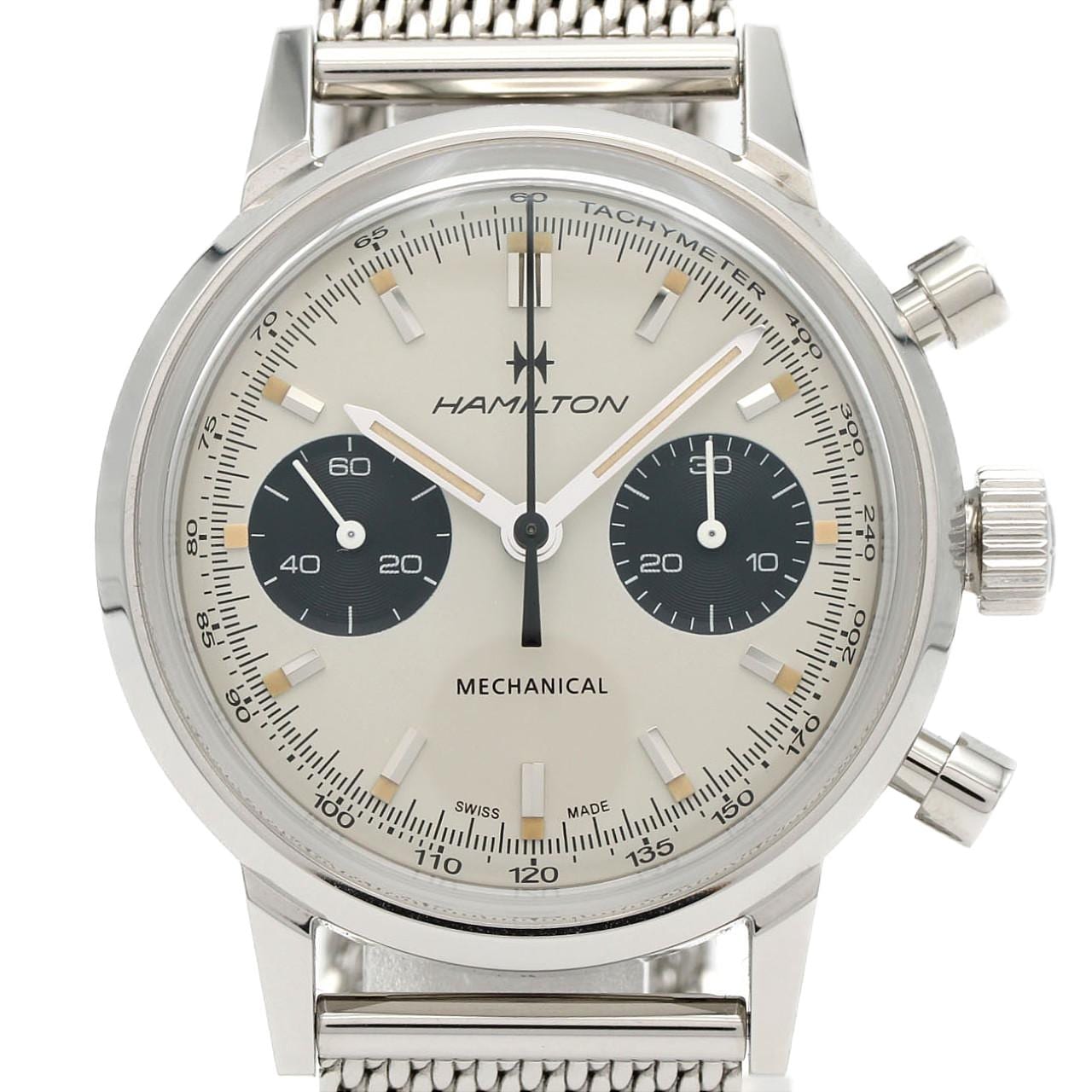 ハミルトン イントラマティッククロノグラフH H384290/H38429110 SS 手巻