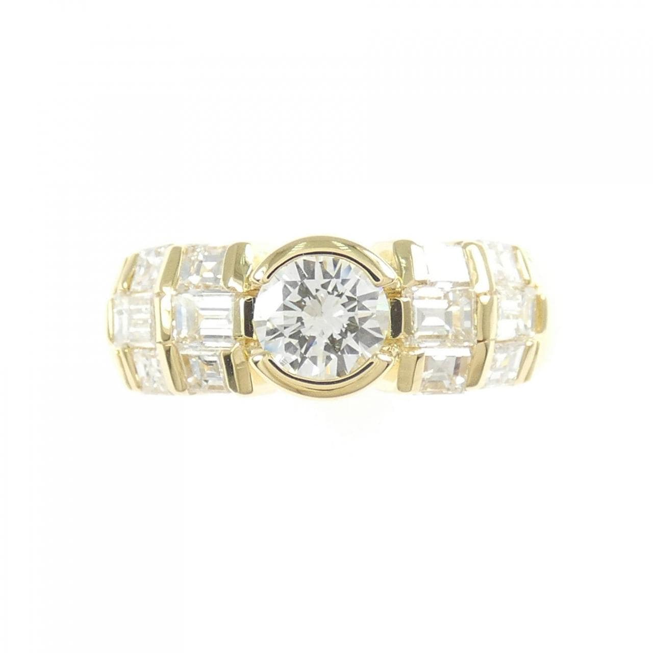 K18YG ダイヤモンド リング 0.505CT