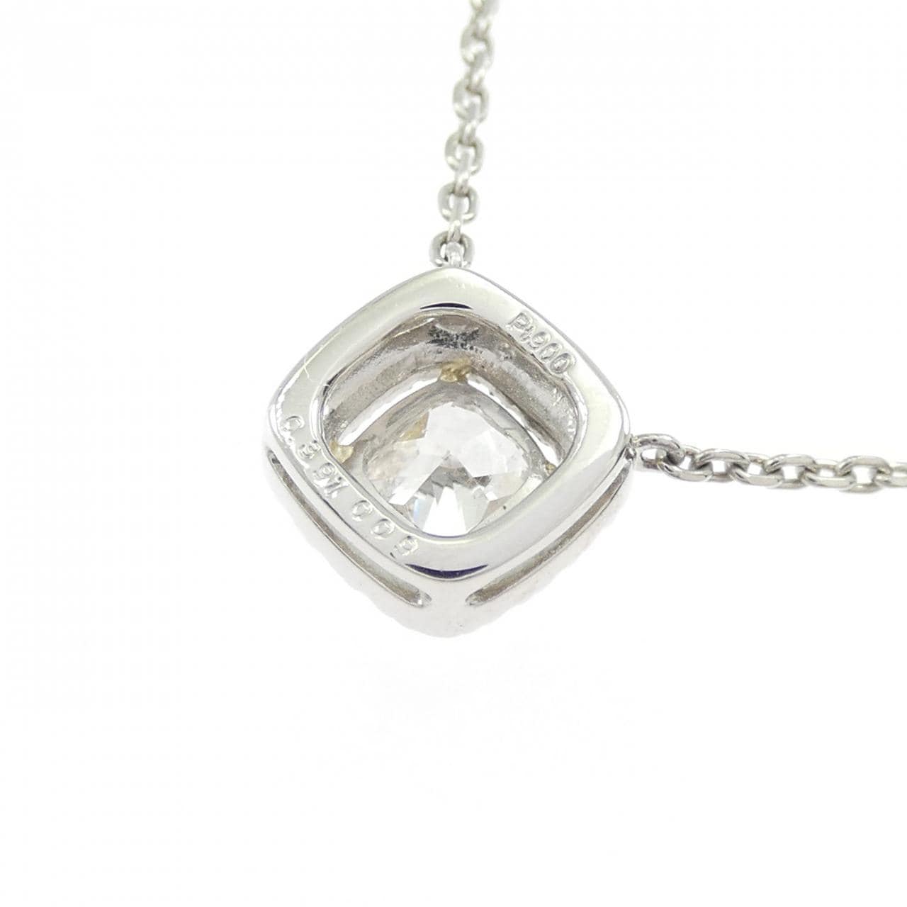 PT900/PT850 ダイヤモンド ネックレス 0.39CT I I1 ファンシーカット