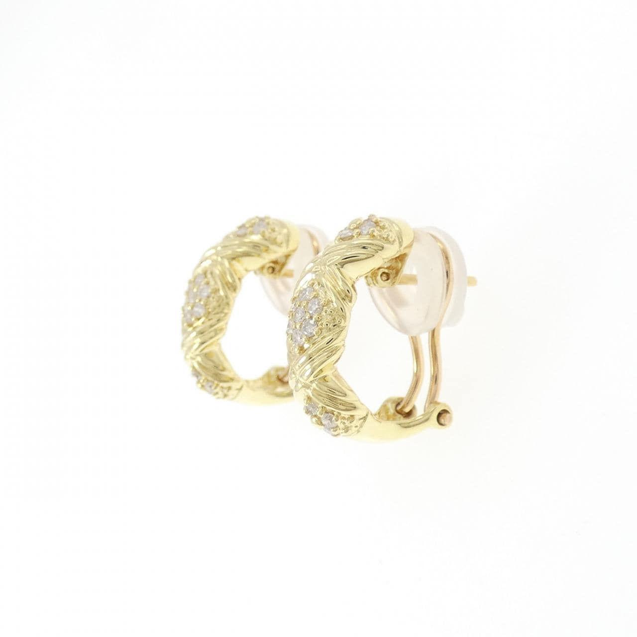 K18YG ダイヤモンド ピアス/イヤリング 0.30CT
