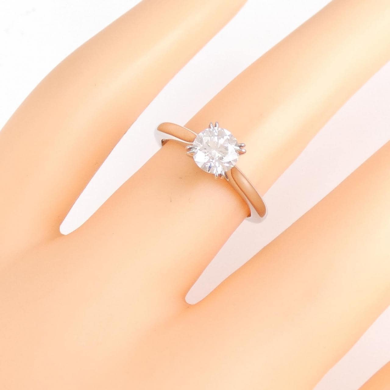 HARRY WINSTON Solitaire Ring 0.70CT