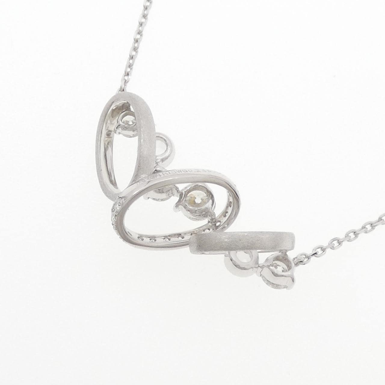 K18WG ダイヤモンド ネックレス 0.248CT