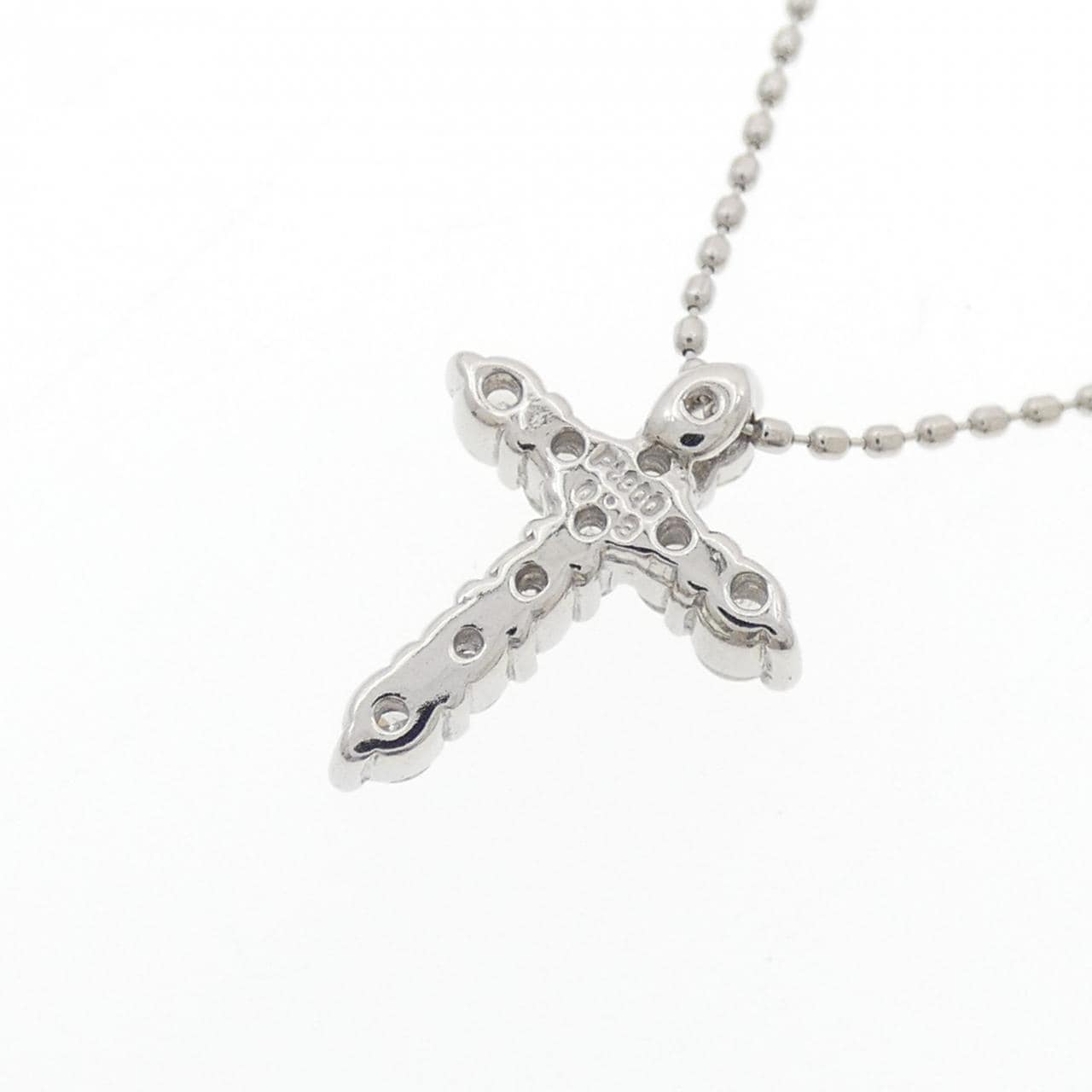 PT900/PT850 クロス ダイヤモンド ネックレス 0.3CT