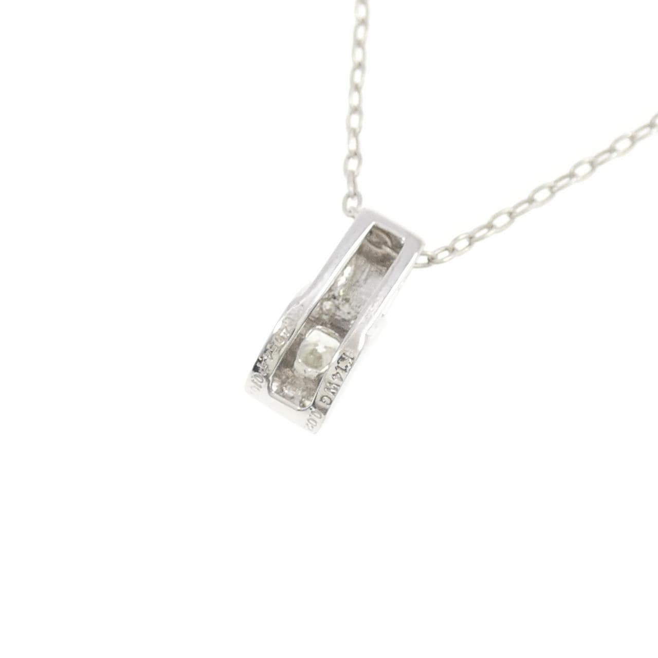 K14WG/K18WG ダイヤモンド ネックレス 0.107CT