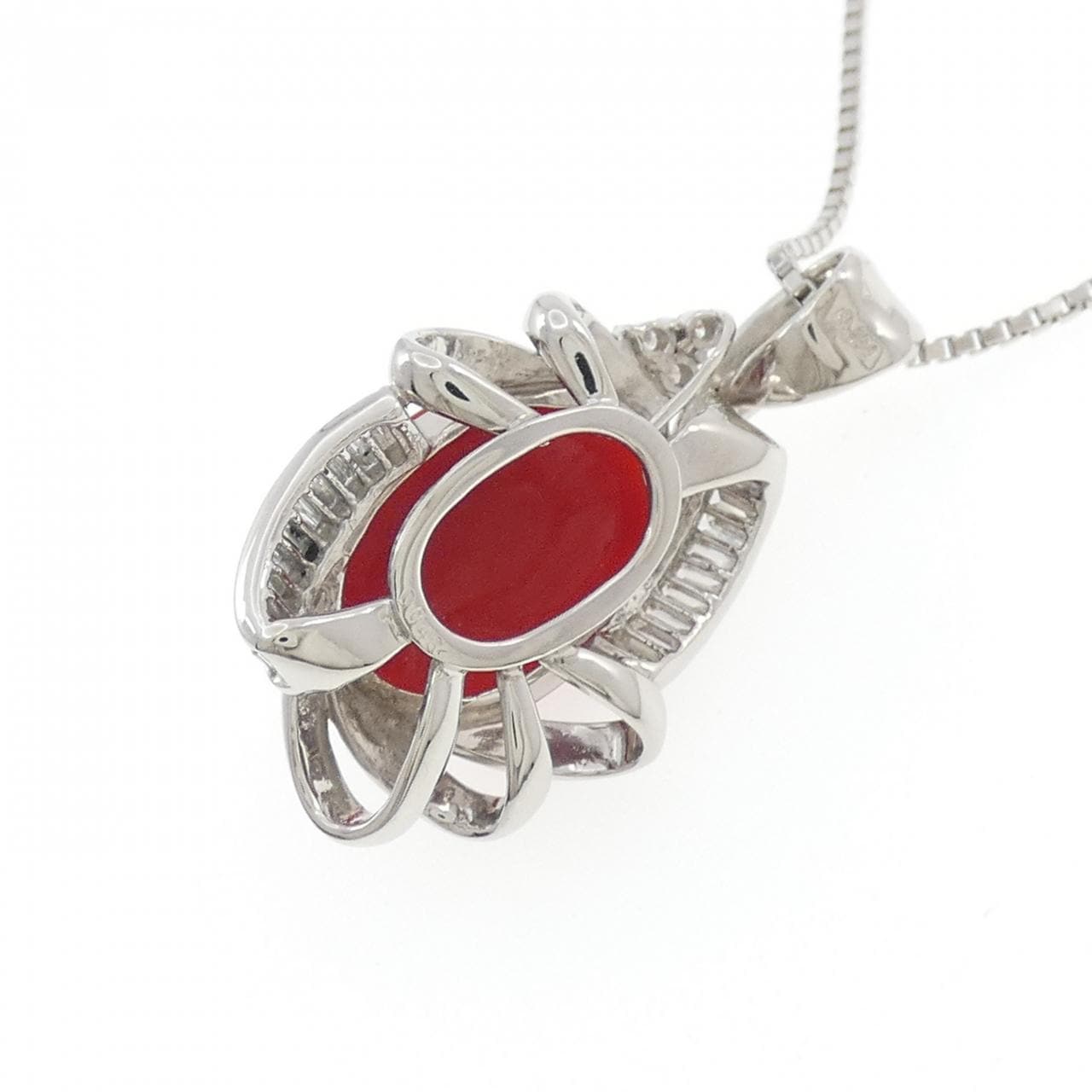 PT900/PT850 サンゴ ネックレス