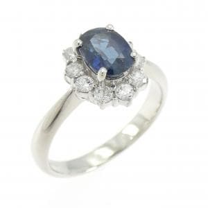 PT900 サファイヤ リング 1.30CT