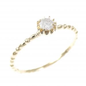 K10YG ダイヤモンド リング 0.10CT