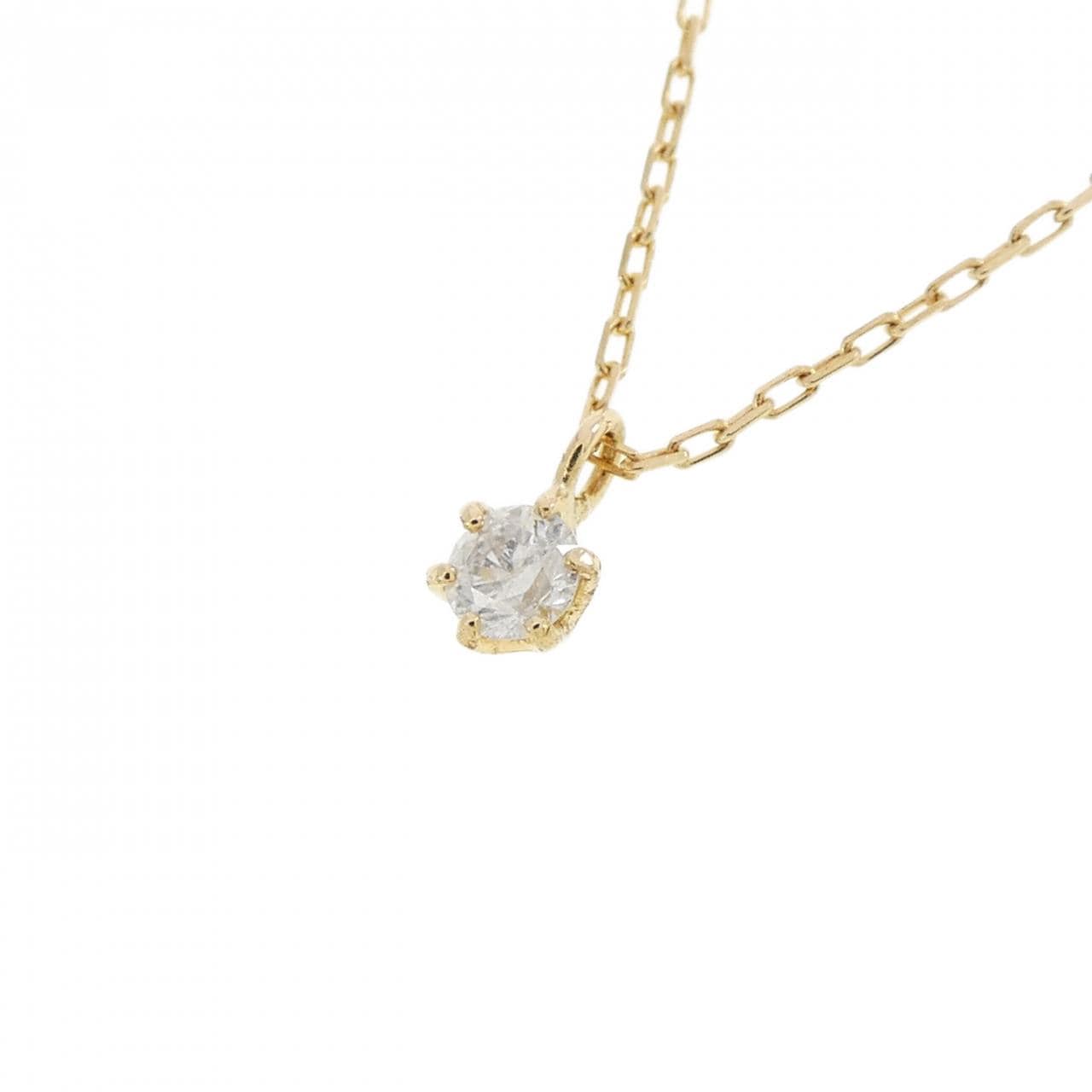 シエナ ロゼ ダイヤモンド ネックレス 0.05CT