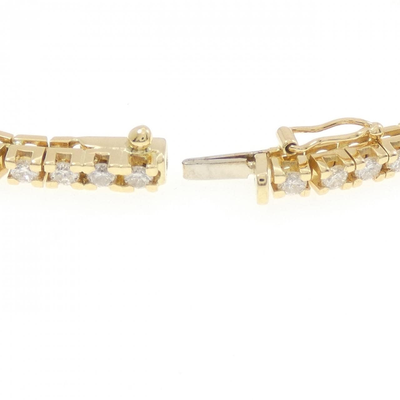 750YG ダイヤモンド ブレスレット 3.17CT