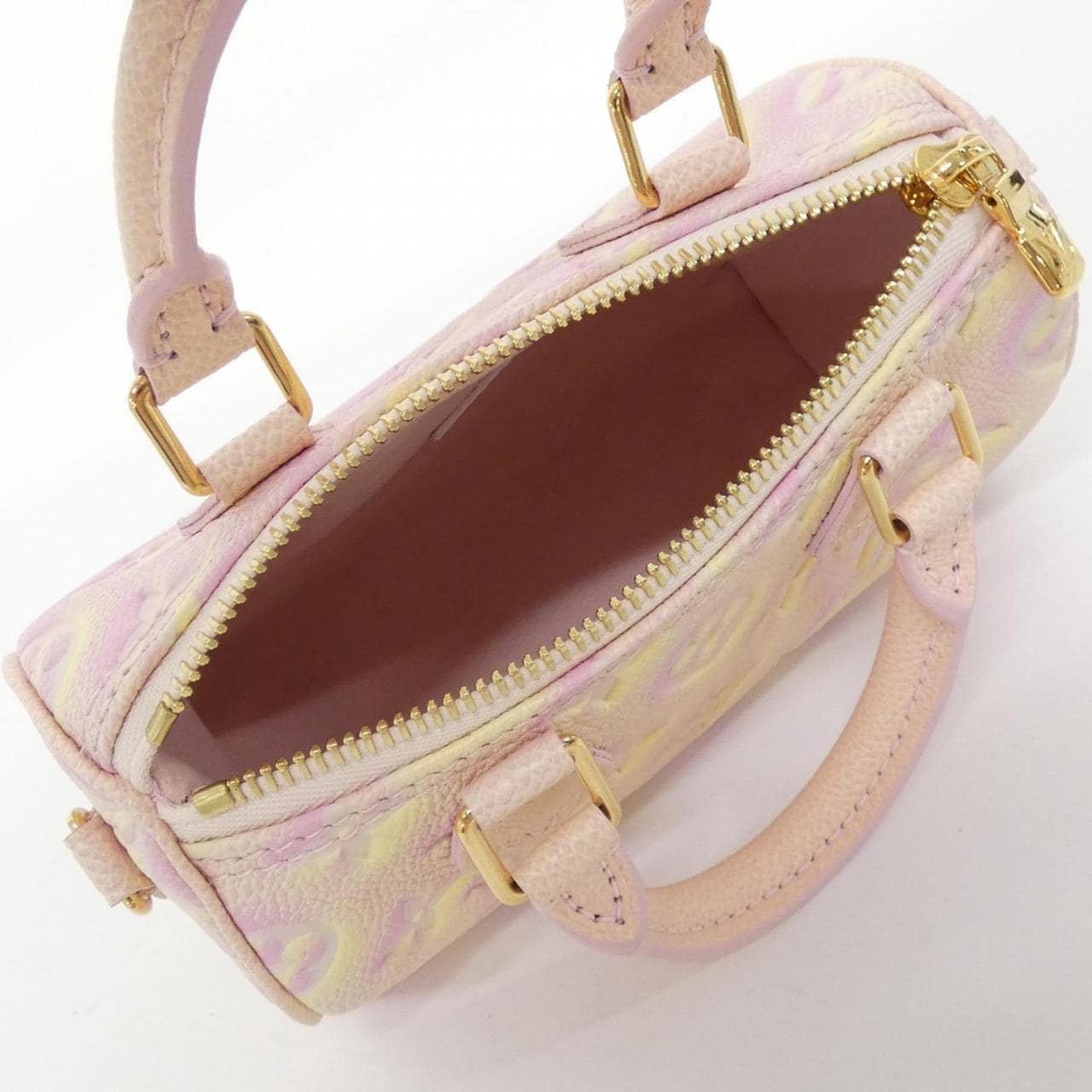 LOUIS VUITTON Monogram Empreinte (Summer Stardust) Nano Speedy M81508 Boston Bag