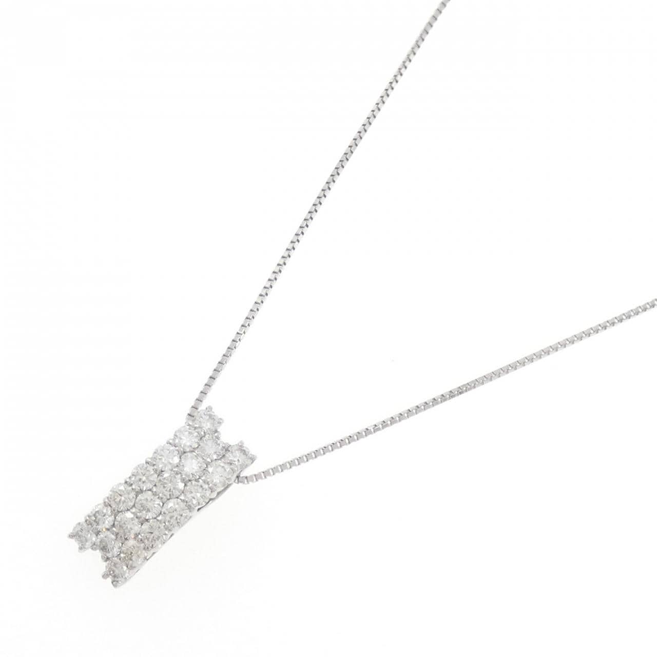 PT900/PT850 パヴェ ダイヤモンド ネックレス 1.00CT