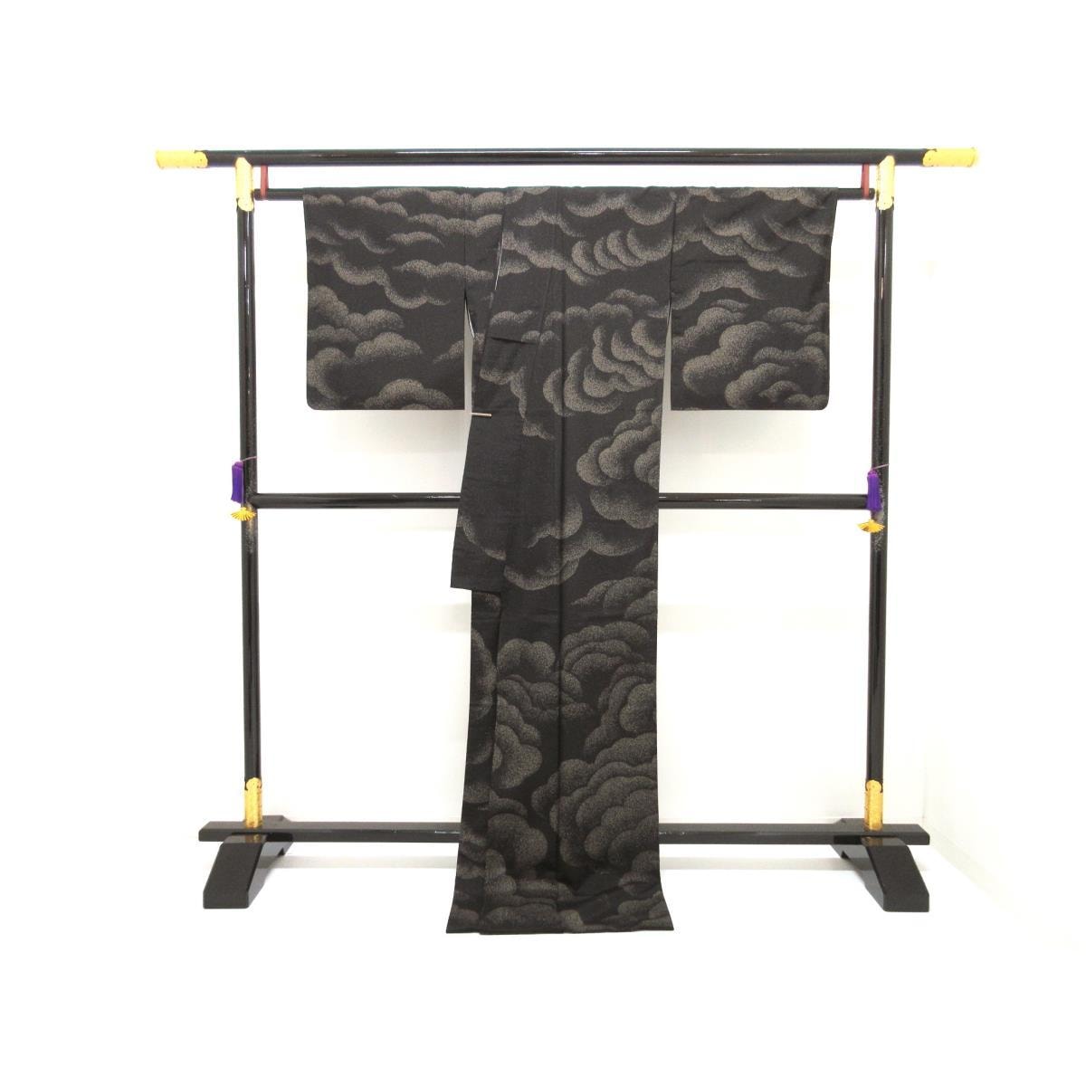 訪問着【縞大島紬】