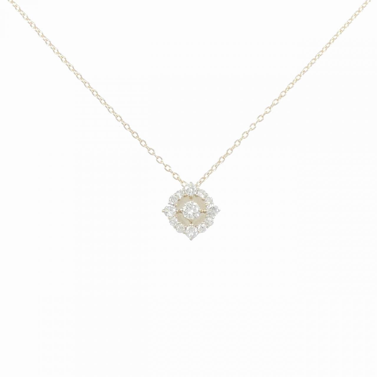 【リメイク】K10YG ダイヤモンド ネックレス 0.20CT