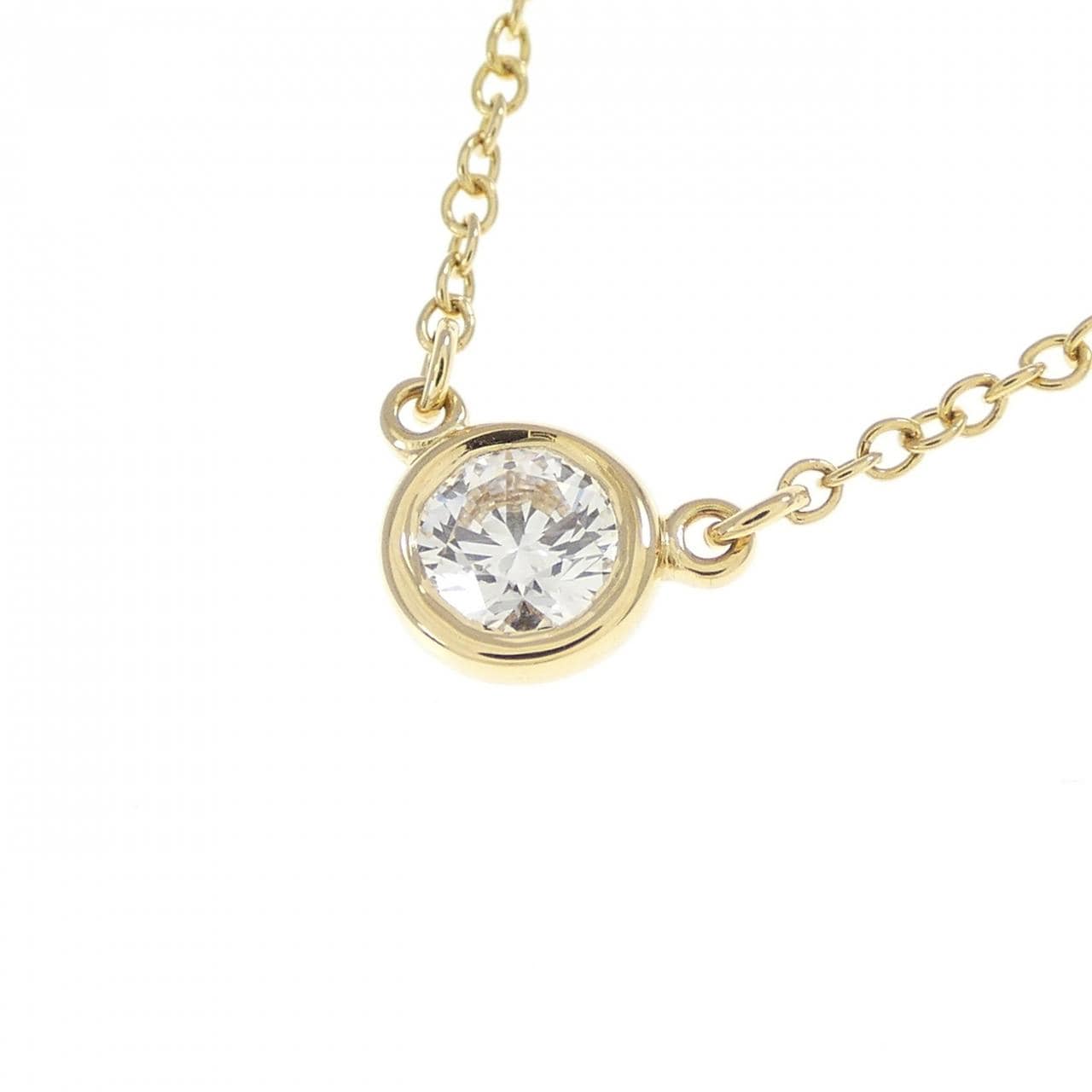 ティファニー バイザヤード ネックレス 0.20CT G VS1 3EXT