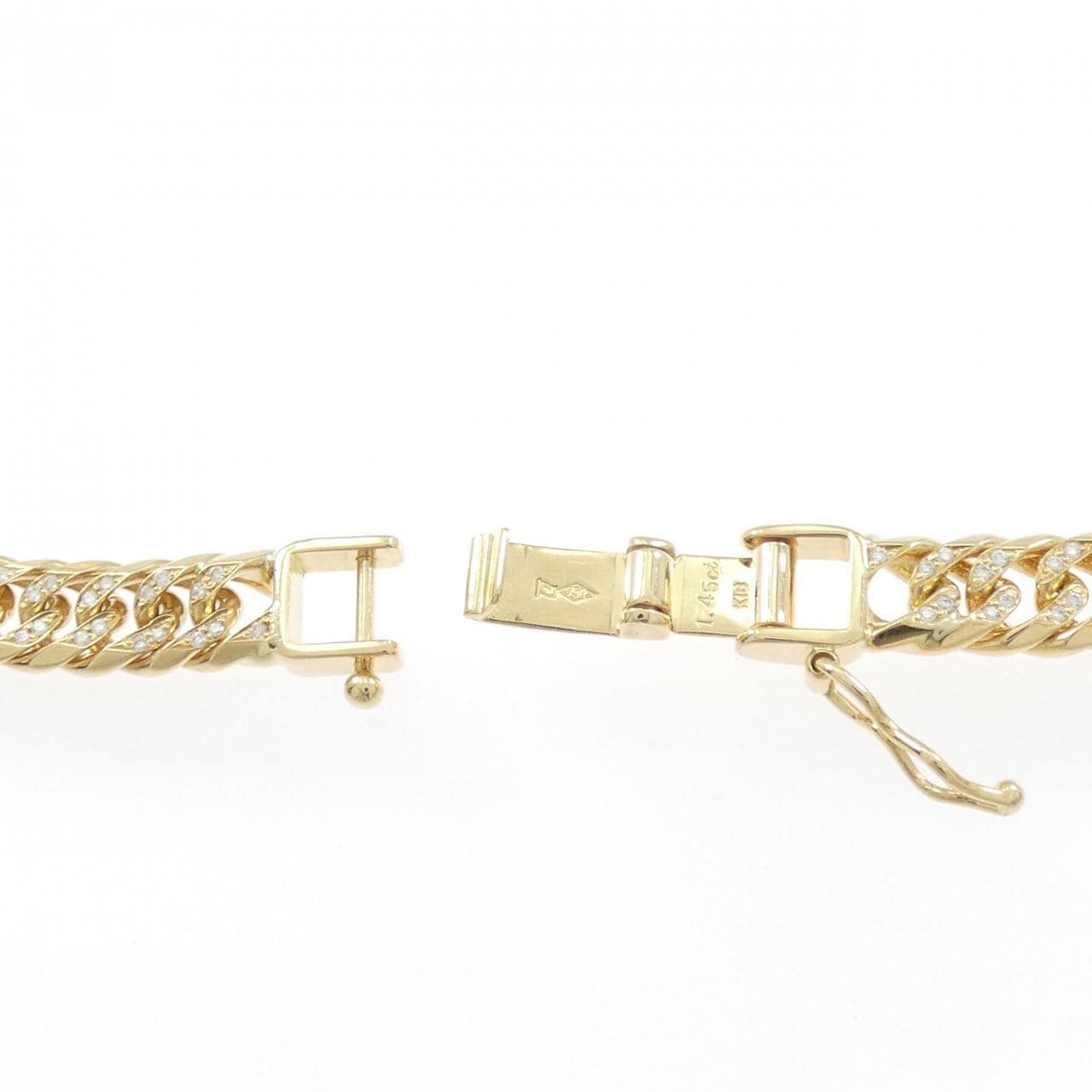 K18YG ダイヤモンド キヘイ ネックレス 1.45CT 50cm