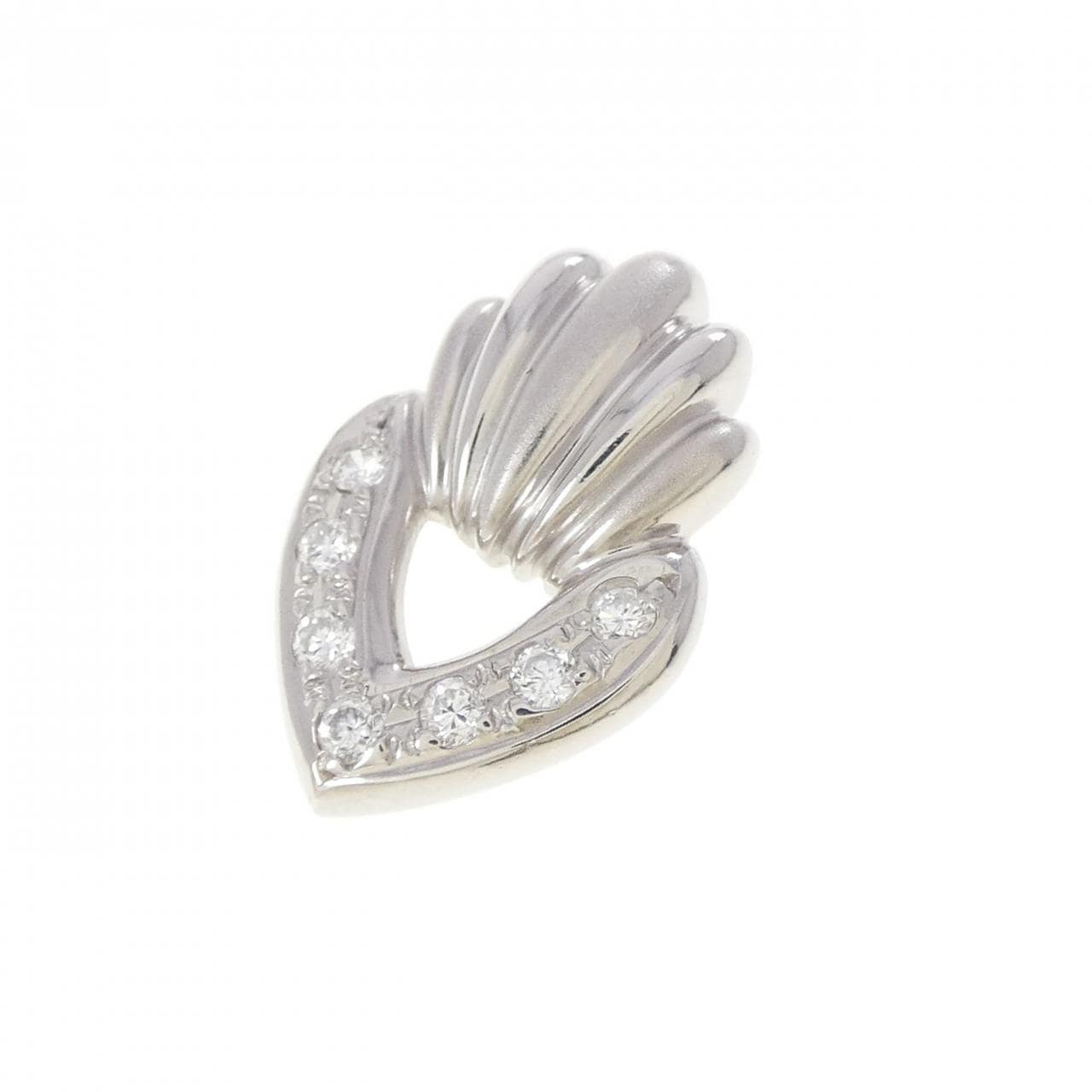 PT850 ダイヤモンド ペンダント 0.18CT