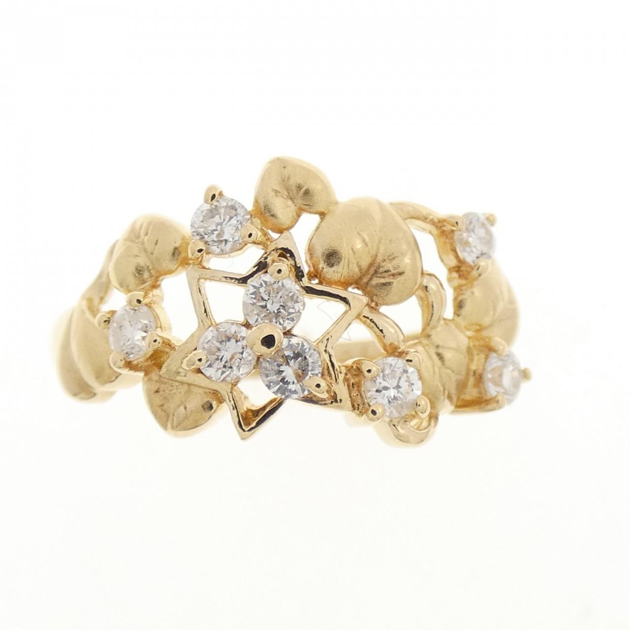 K18YG ダイヤモンド リング 0.31CT