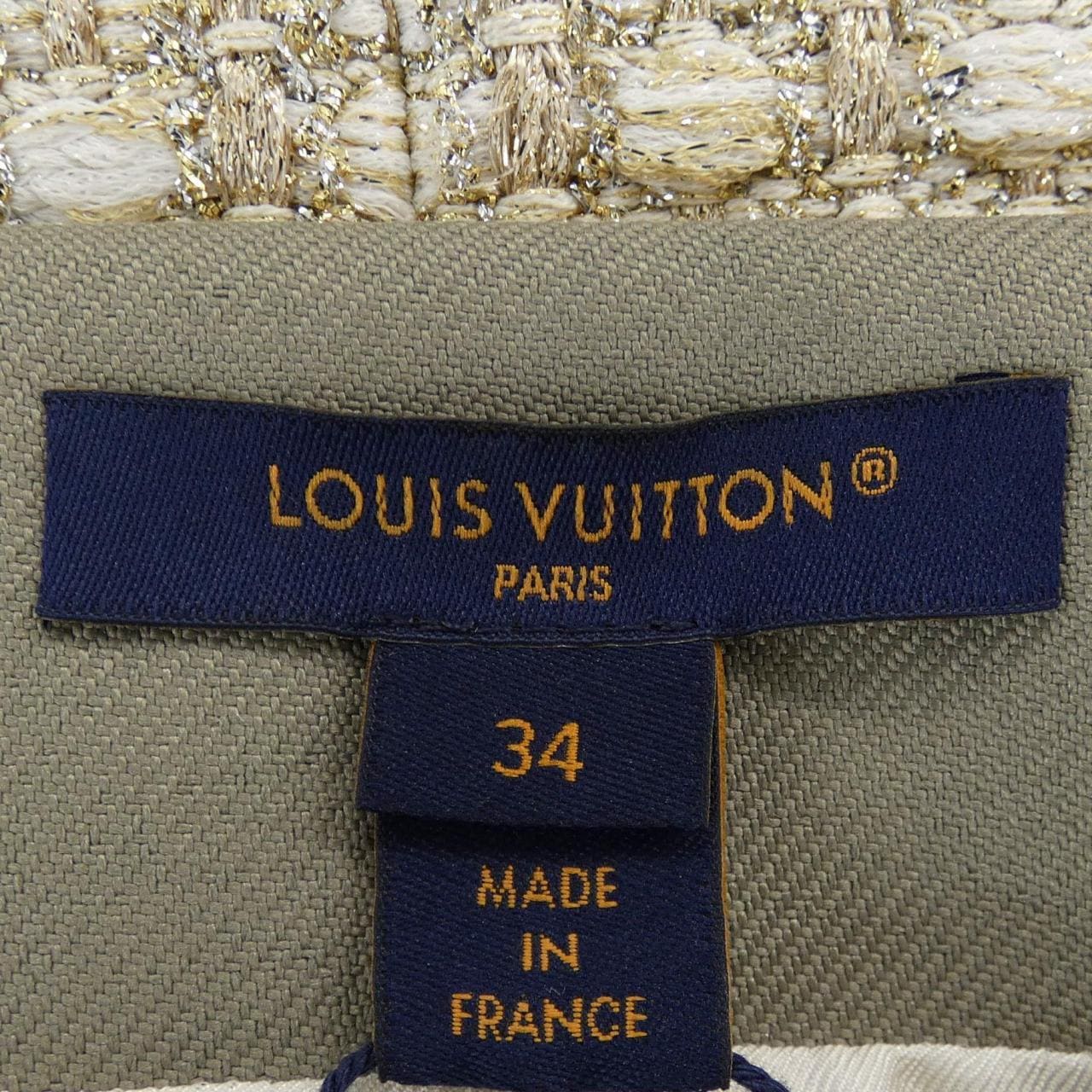 ルイヴィトン LOUIS VUITTON ルレックスツイードミニラップスカート FOSK69UZ9 スカート