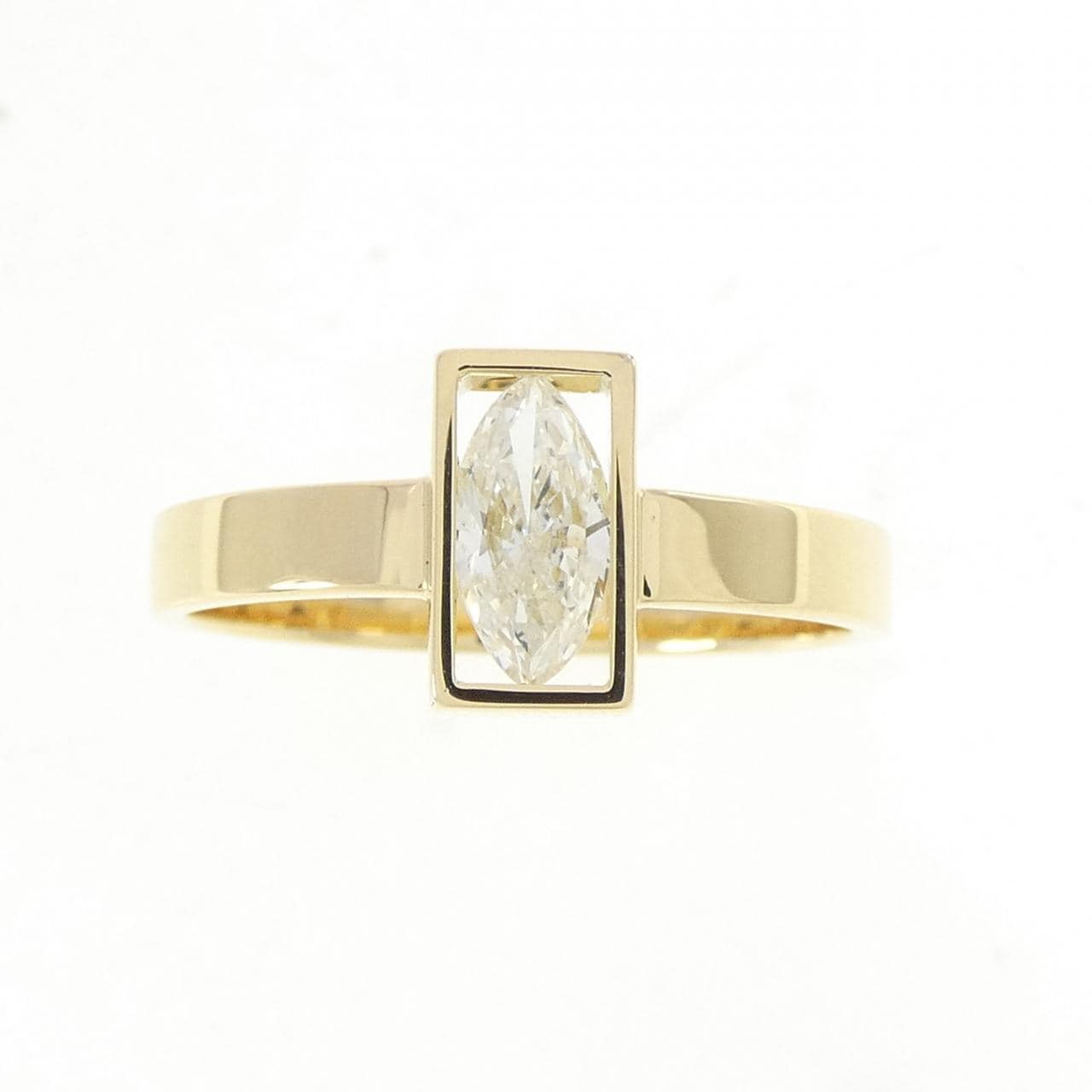 K18YG ダイヤモンド リング 0.306CT