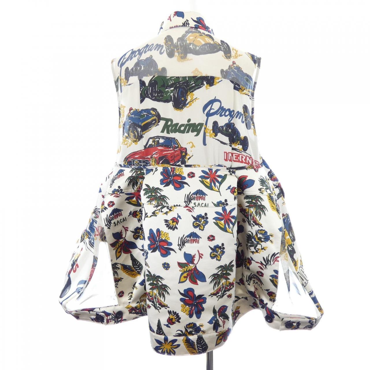 サカイ SACAI CAR RACE PRINT 25-07727 シャツ